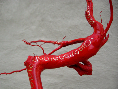 Contemporary Native Art 'Gratitude Code Root #8' by Jude Norris