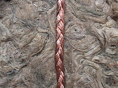 'copper braid' contemporary First Nations sculpture