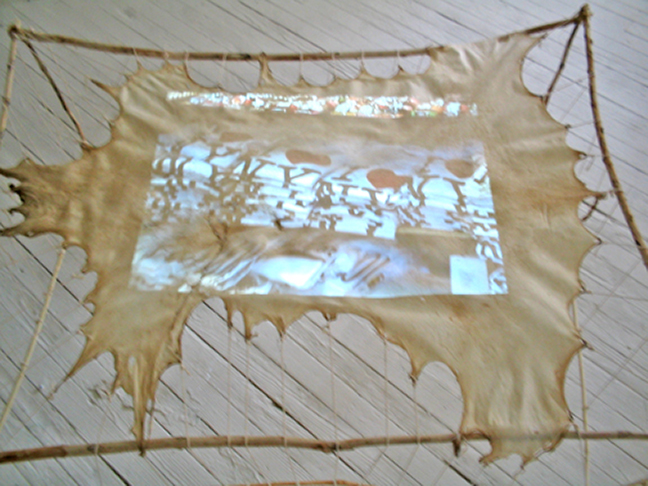 I love ny - contemporary multimedia installation art by Canadian First Nations artist Jude Norris