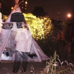 tender trading tipi landscape - Jude Norris live artwork