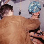 Tender Trading Tipi - contemporary Native American performance art by Jude Norris